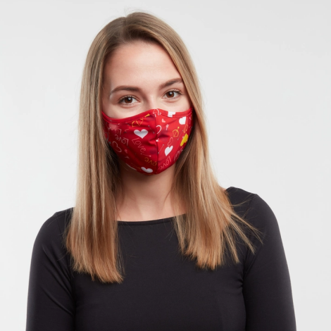 Custom Logo Printed Breathable Anti-Bacterial Face Mask