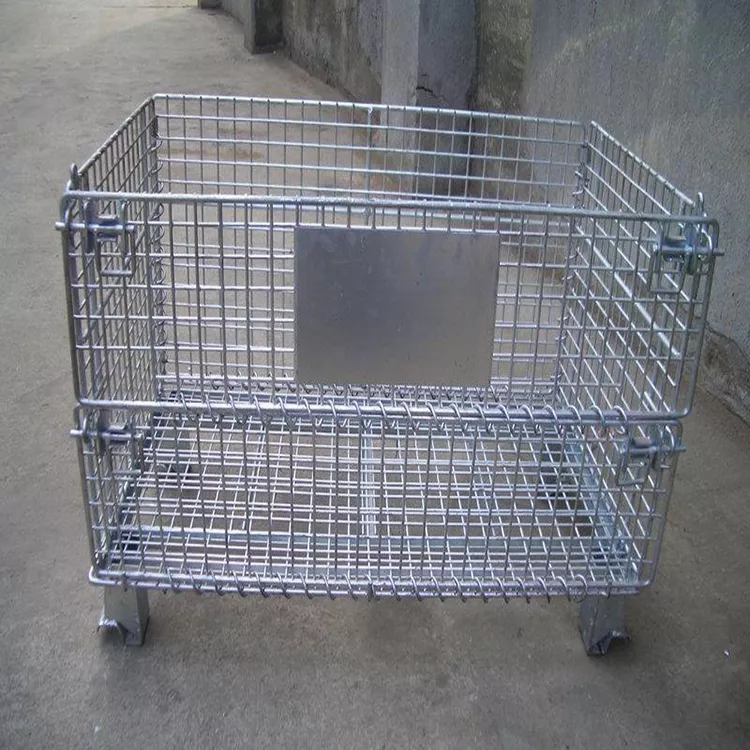 Metal pallet, storage cage