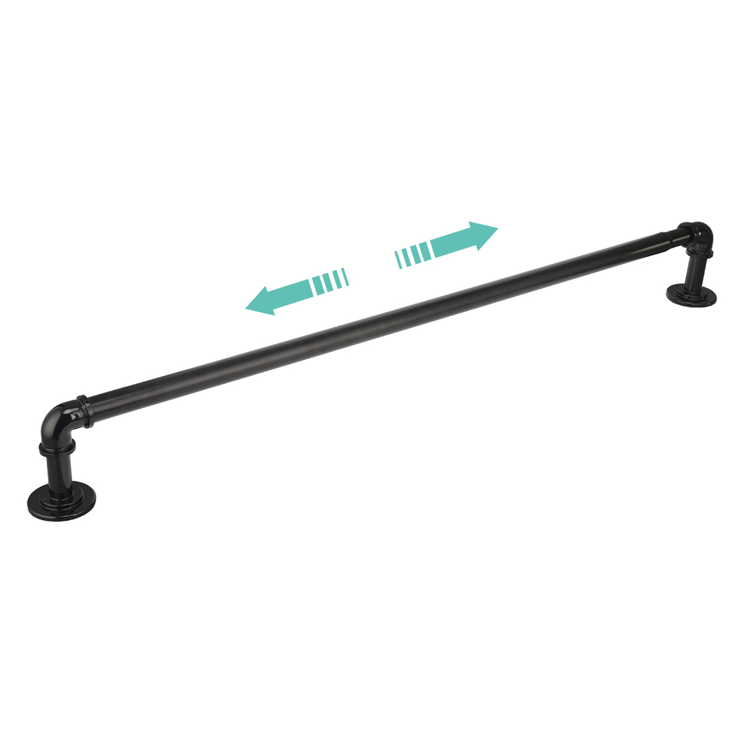 wraparound adjustable curtain rod for indoor and outdoor Wrap Around Shower Curtain Rod