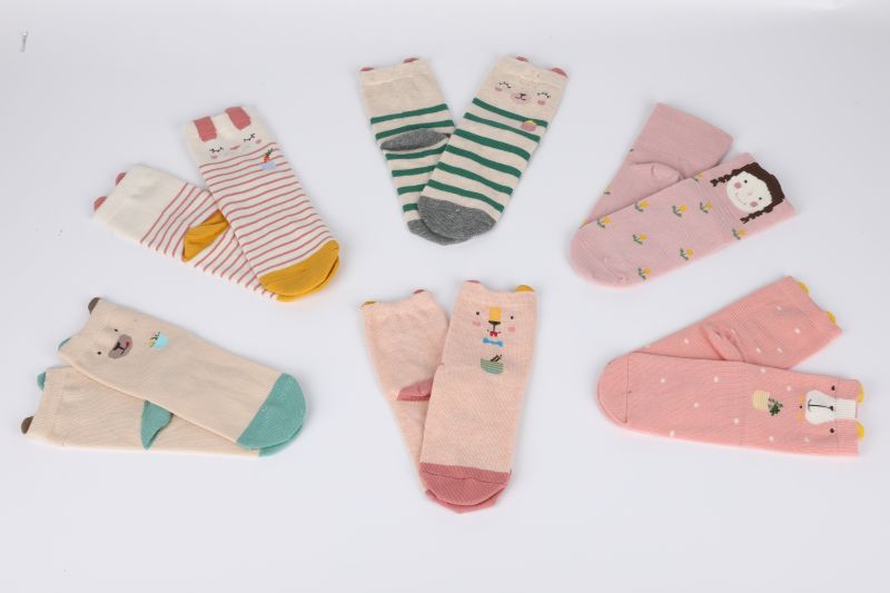 Baby Socks, Infant Socks,Children Socks with Gold Lurex and Silver Lurex