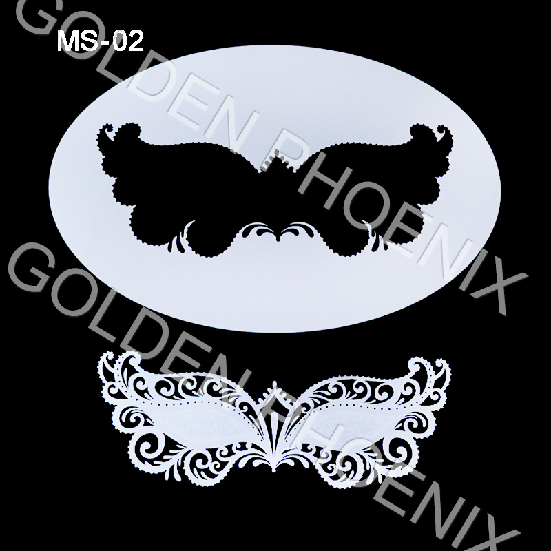 New Mask Face Paint Stencil