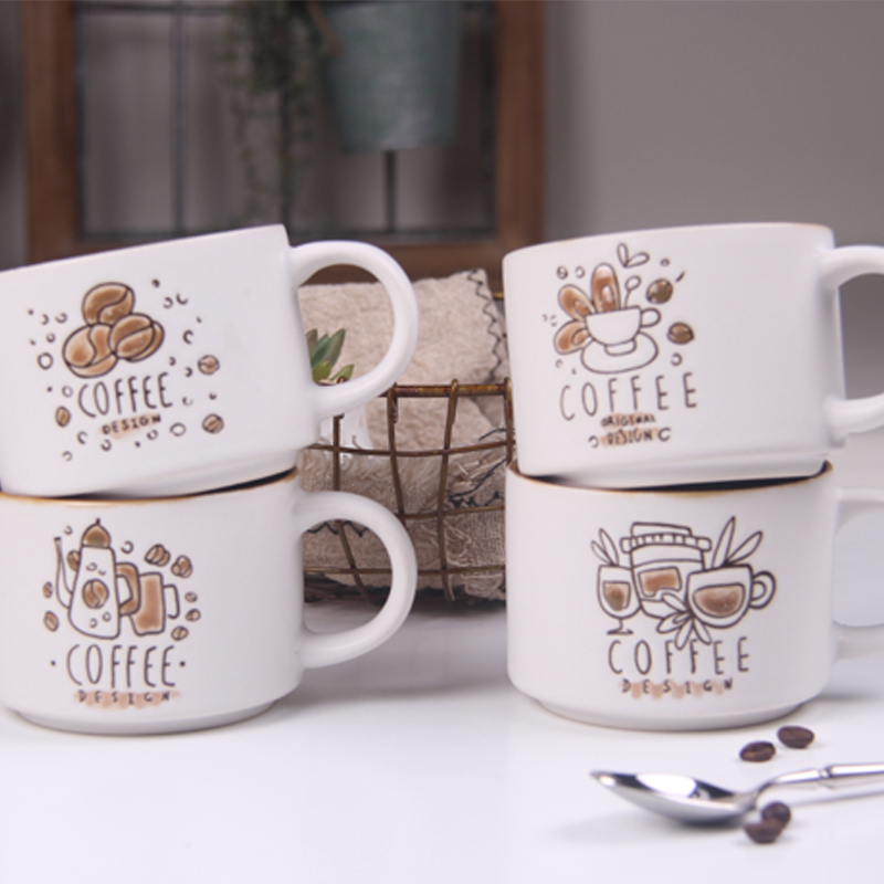 Unique ins Ceramic Cappuccino Coffee mug