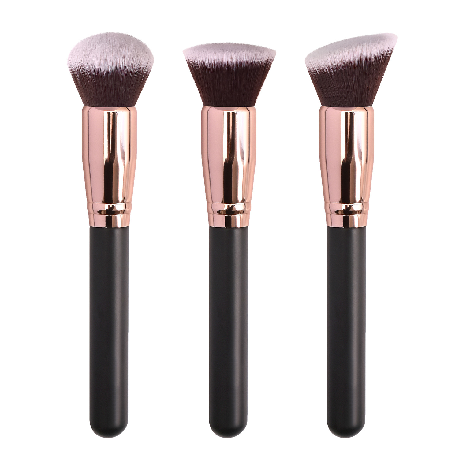 Single BB cream makeup brush Foundation brush round head, inclined head, flat head, loose paint
