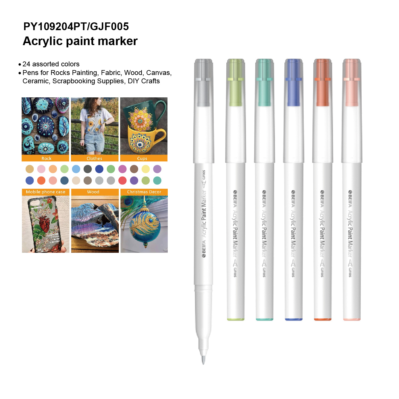 Acrylic markers