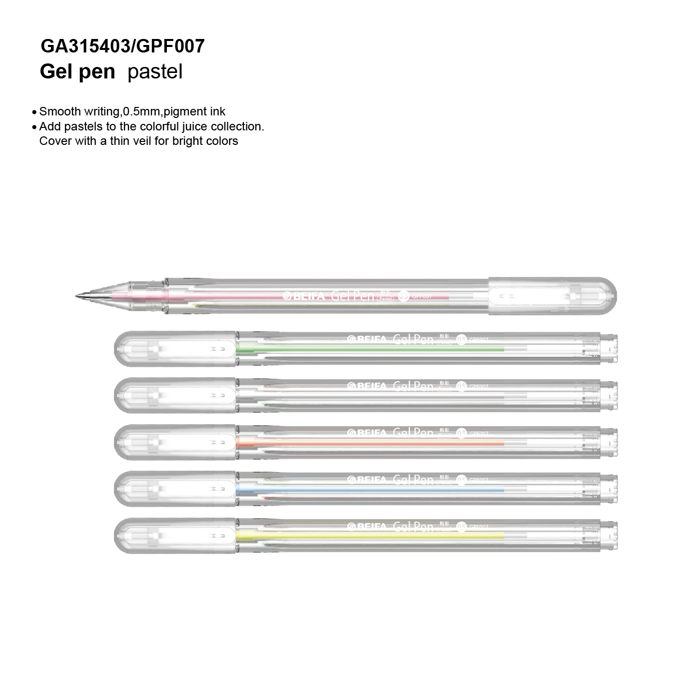 Pastel Gel Pen