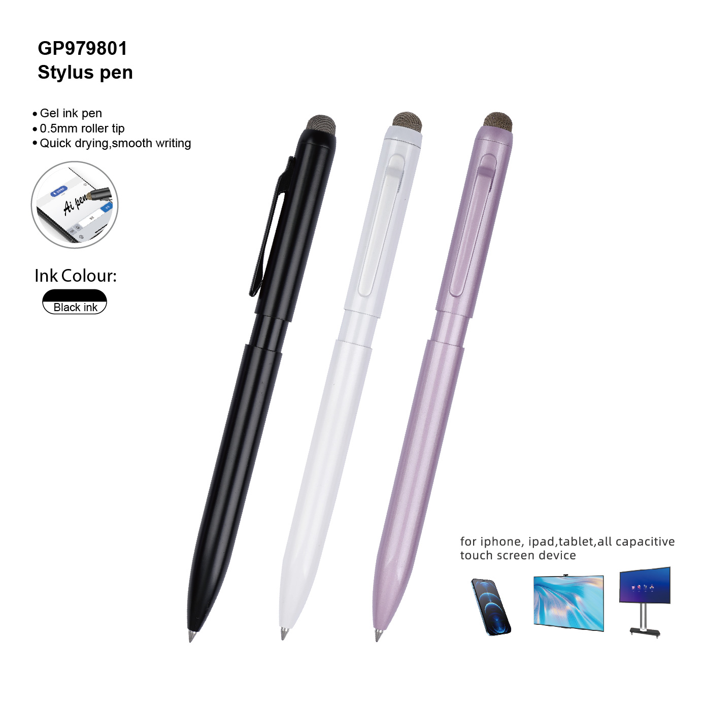 Stylus Gel Pen