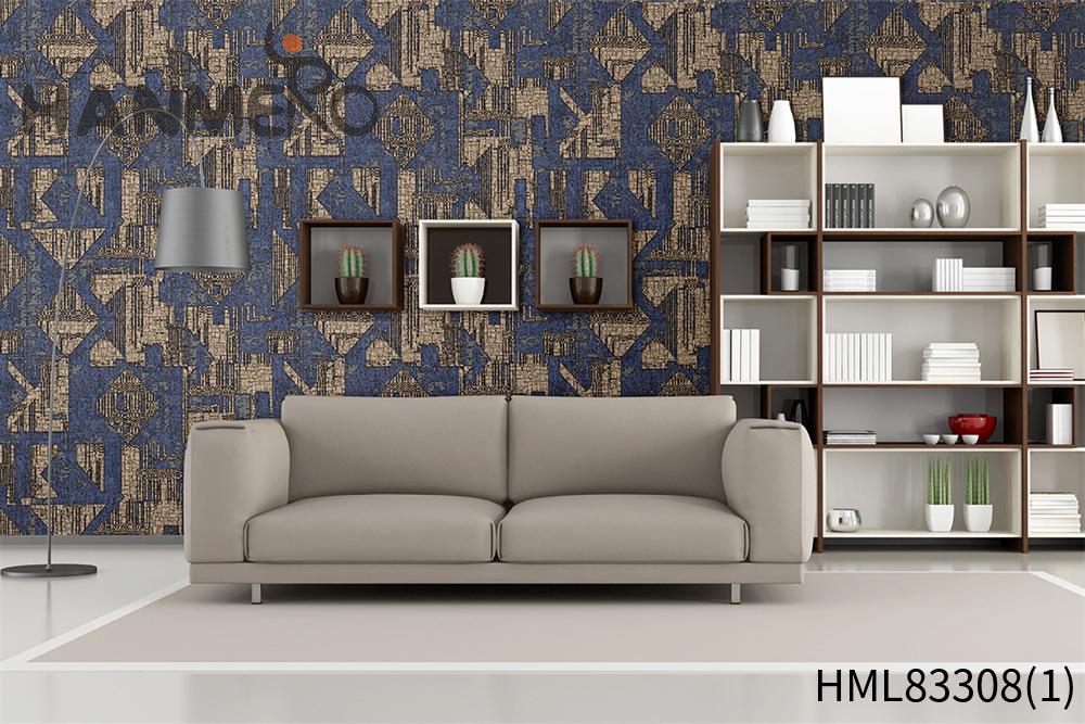 1.06m PVC modern geometric decorated wallpaper for home