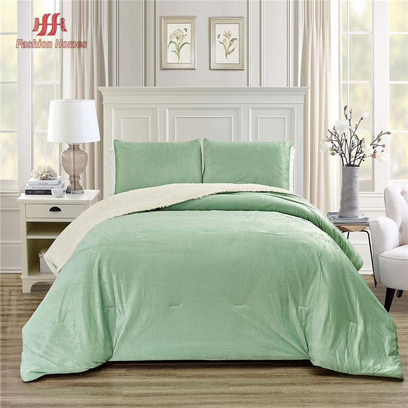 Flannel Comforter bedding set