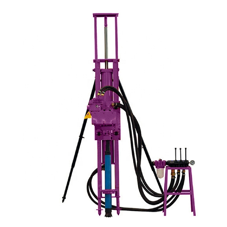 Small portable borehole DTH drilling rig for mining
