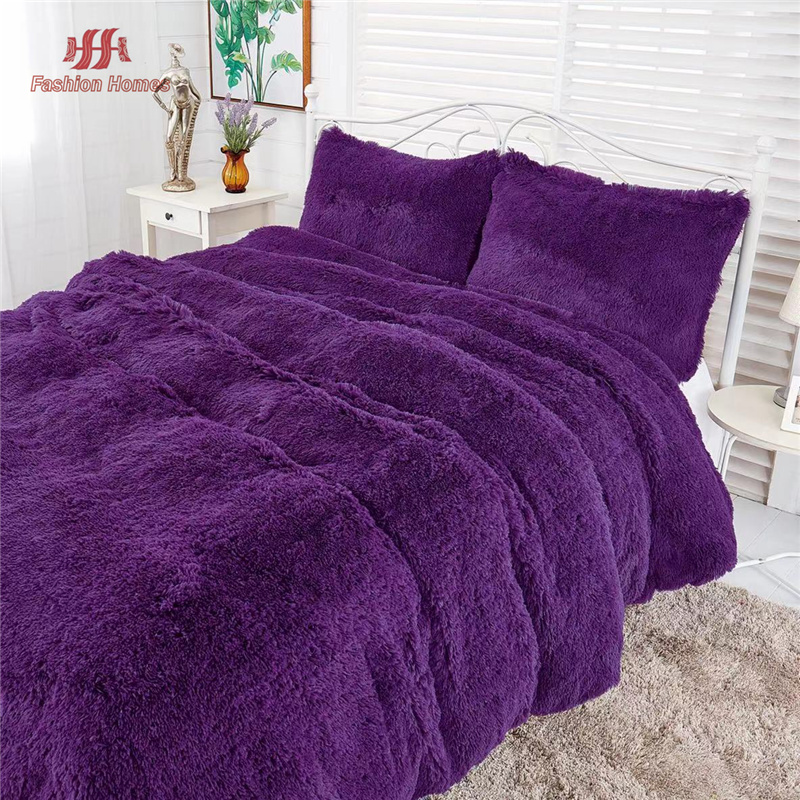 Shaggy Faux Fur Comforter