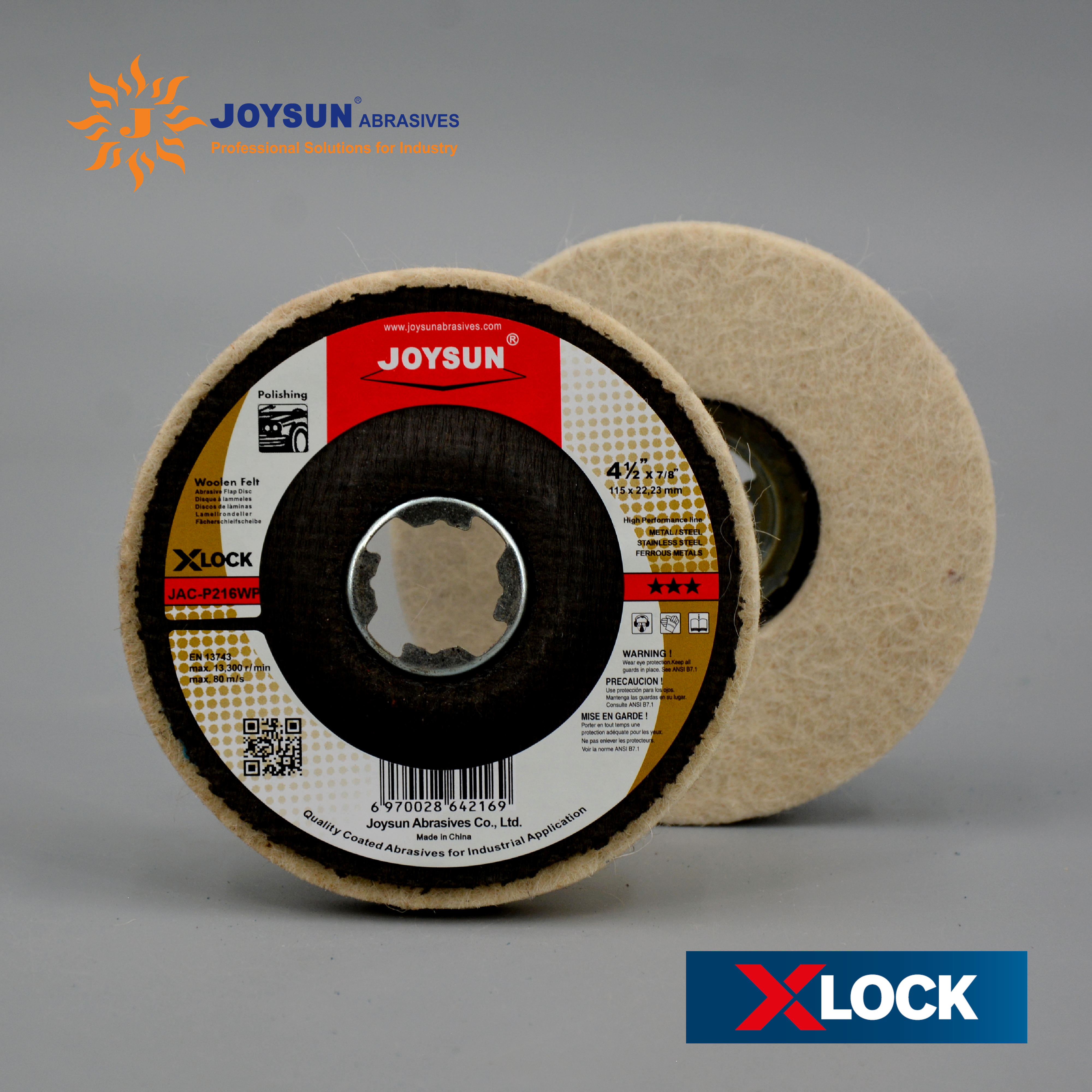 X-LOCK P216WP Woolen Felt Disc