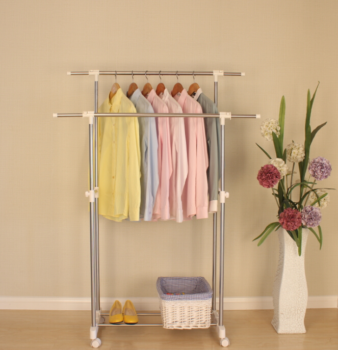 Indoor and outdoor clothes drying rack stainless steel clothes rack