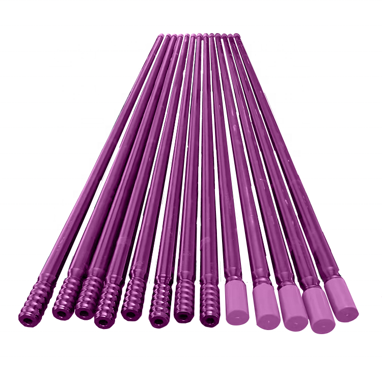R25 R28 R38 top hammer drilling rods for underground mining