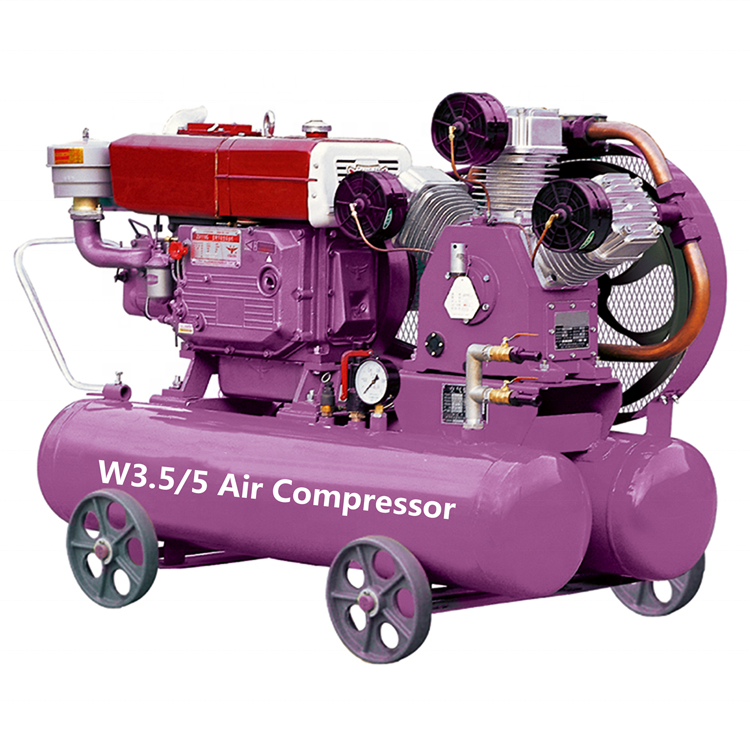 2V-3.5/5 High quality small portable piston mine air compressor