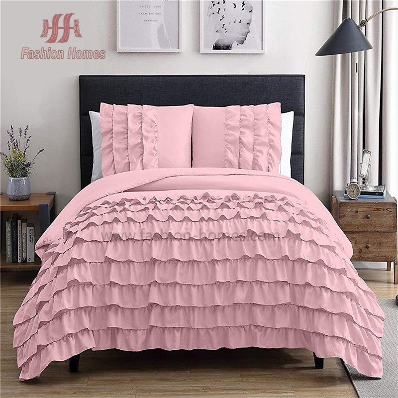 Umbrella shape Ruffle Comforter