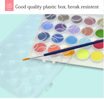 solid watercolor paint