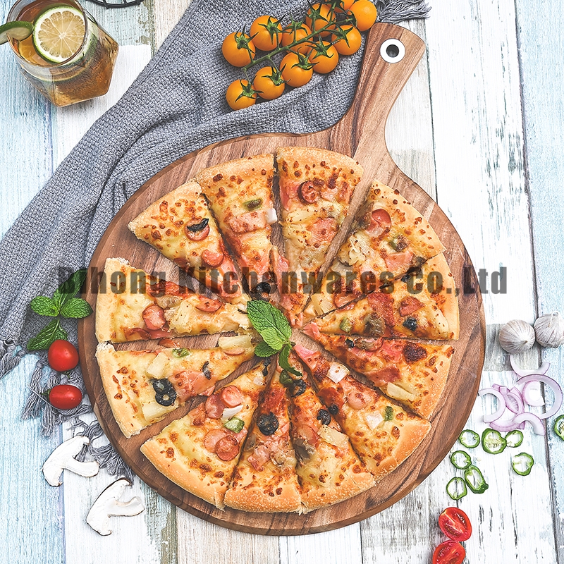 Acacia wood Pizza board-L