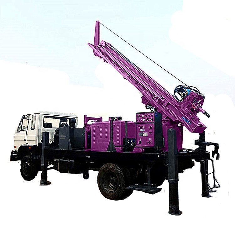 Pneumatic Truck Mounted Water Well Drilling Rig
