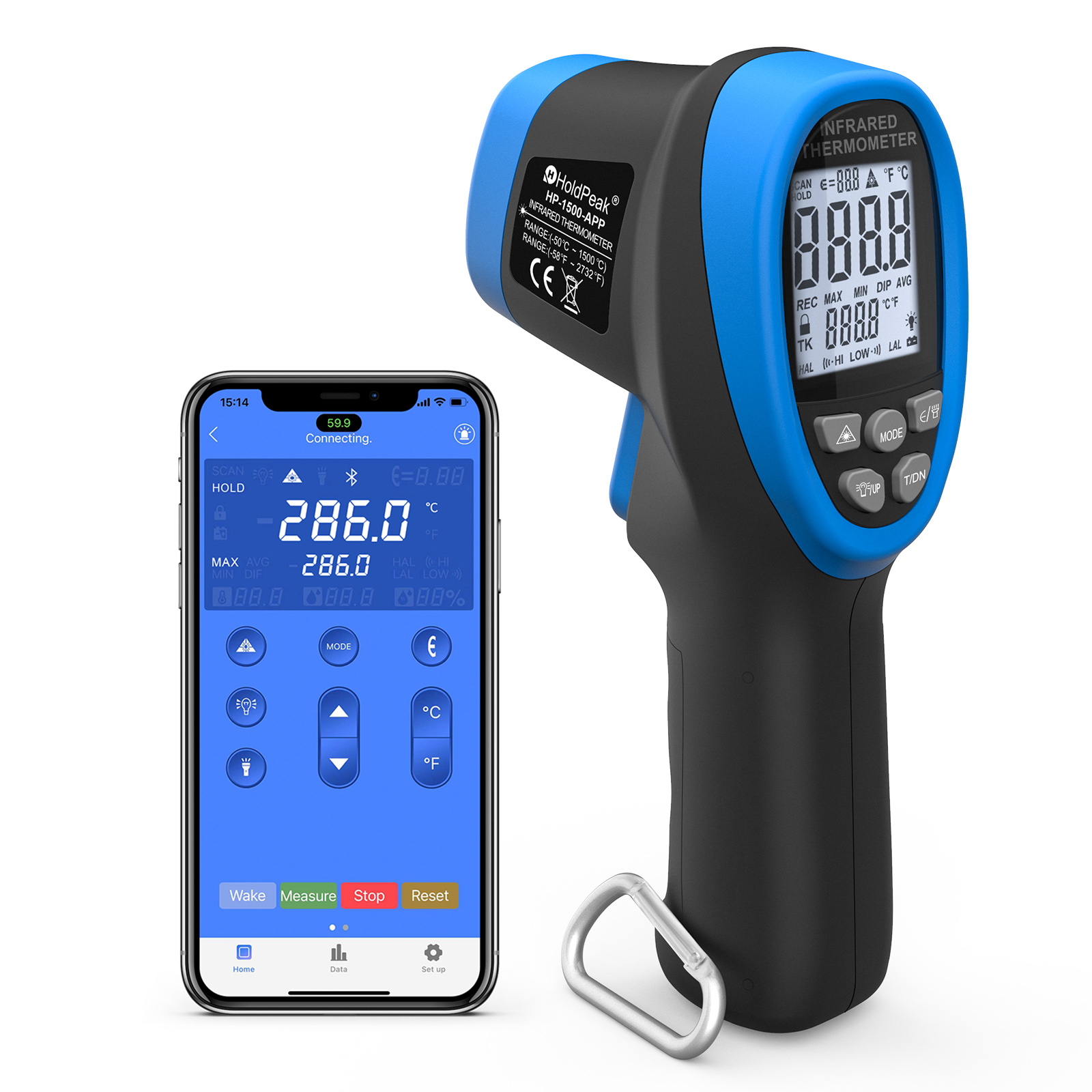 Infrared thermometer HP-1500-APP