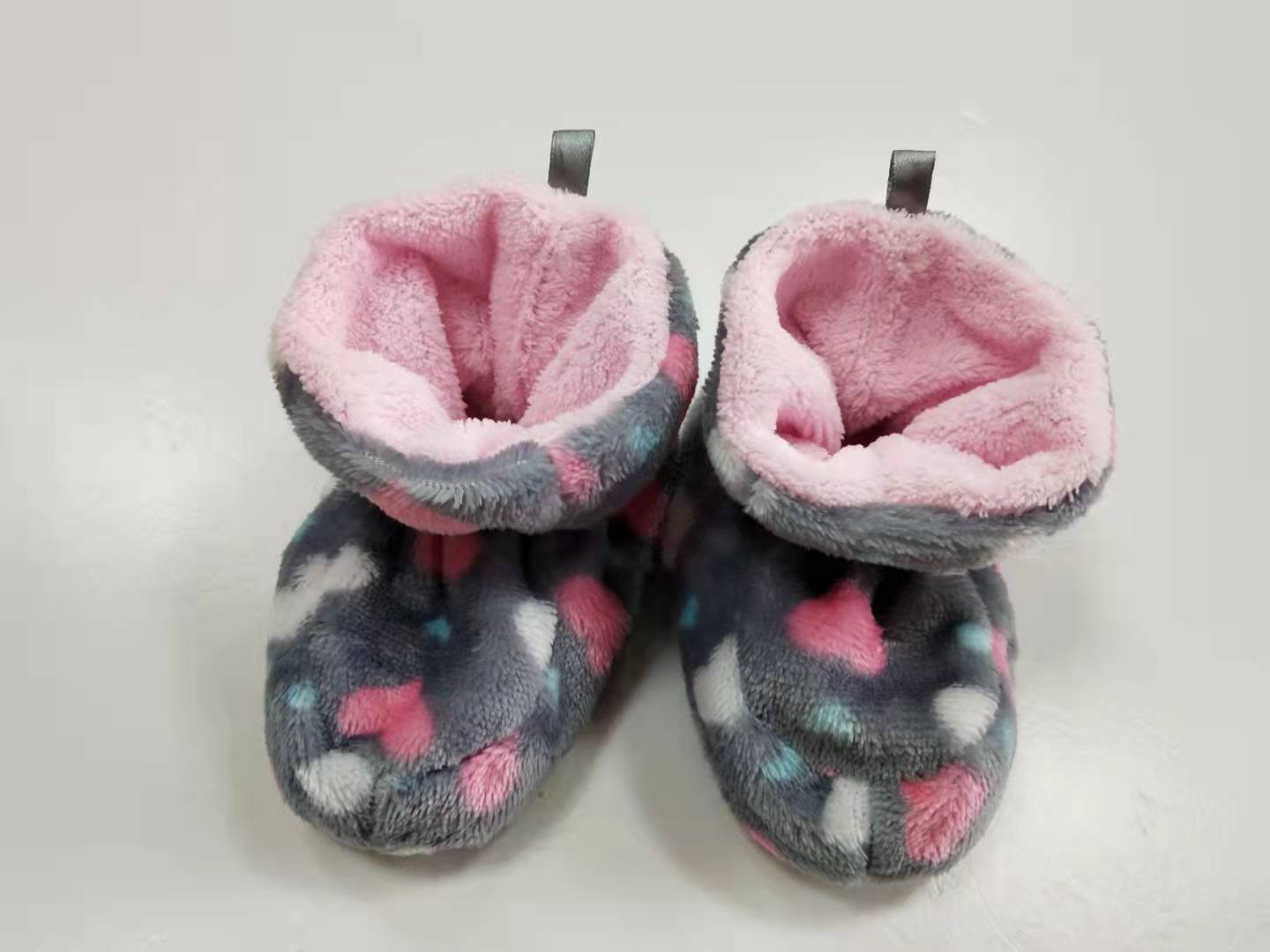 Children's short plush boots