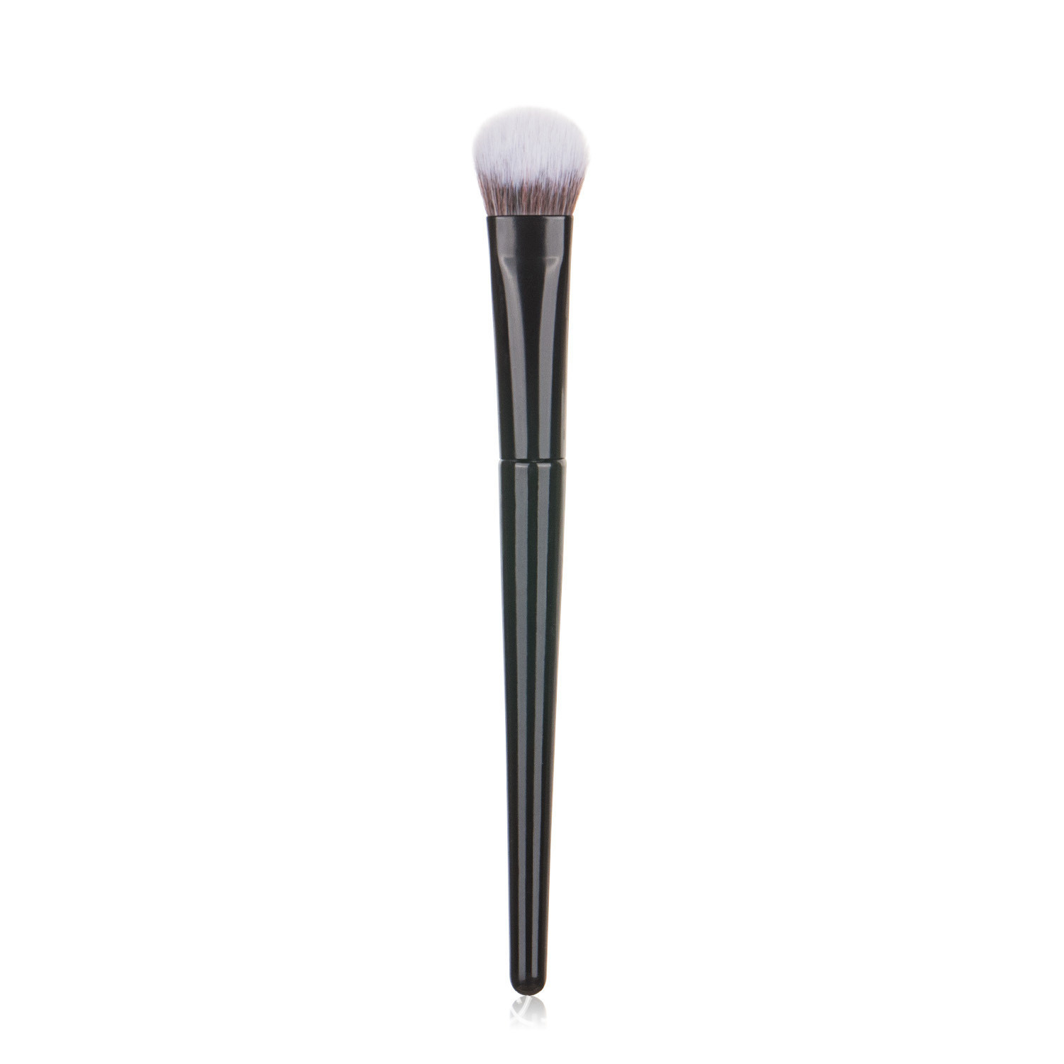 Single sloping foundation brush soft bristle concealer brush Wooden handle makeup