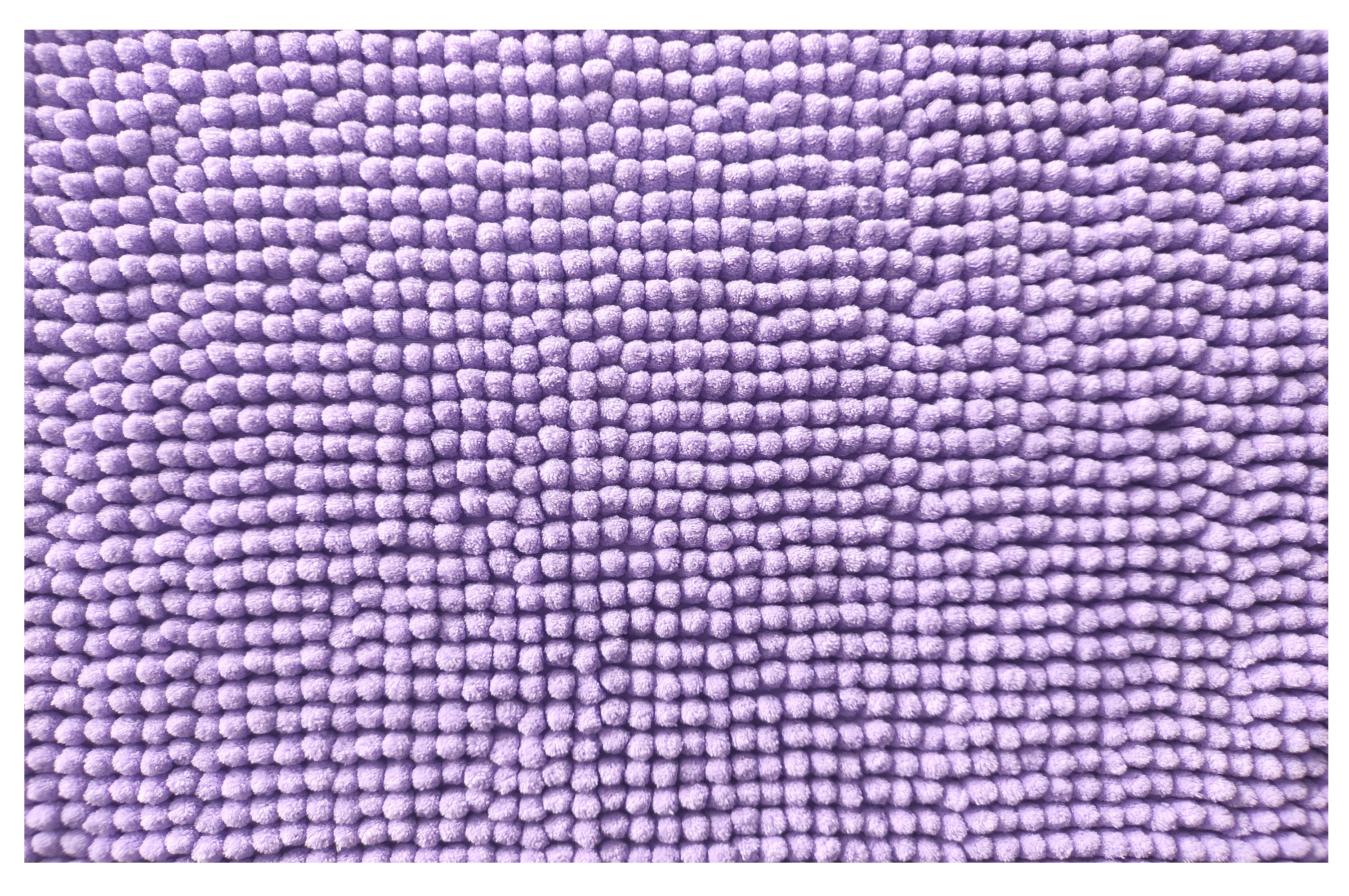 Chenille bathroom mat