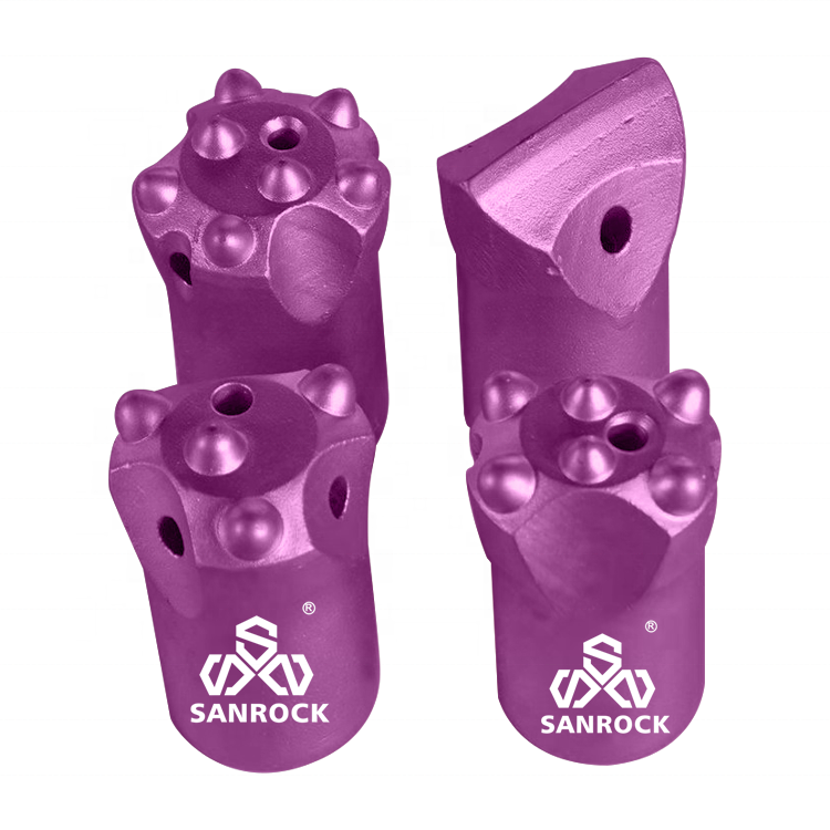 32mm 34mm 36mm 7 Buttons Tapered Rock Drill Bit For Jack Hammer