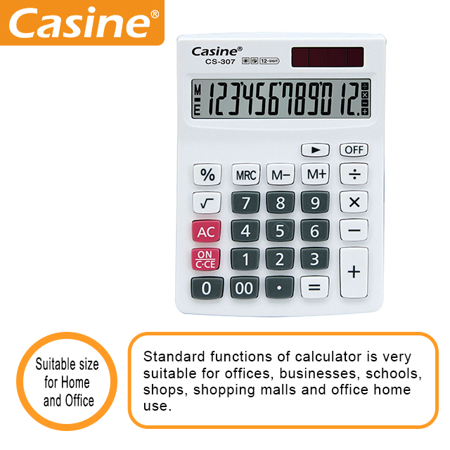 Casine_12-digit desktop calculator