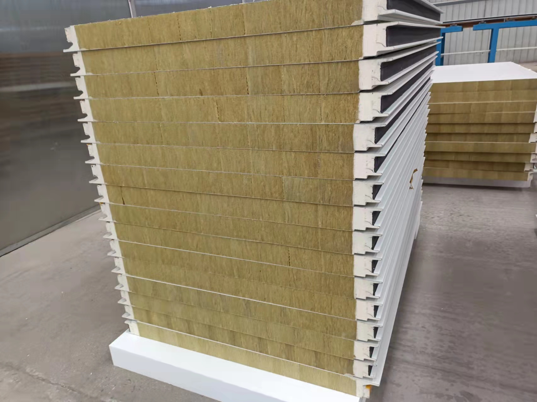 New-Pattetn fireproof rockwool/glass wool wall sandwich panel