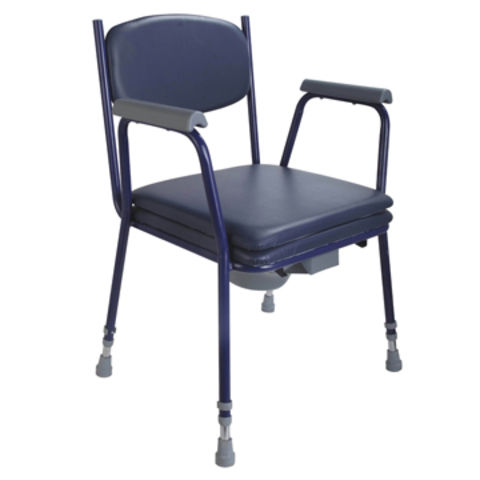 Steel commode chair