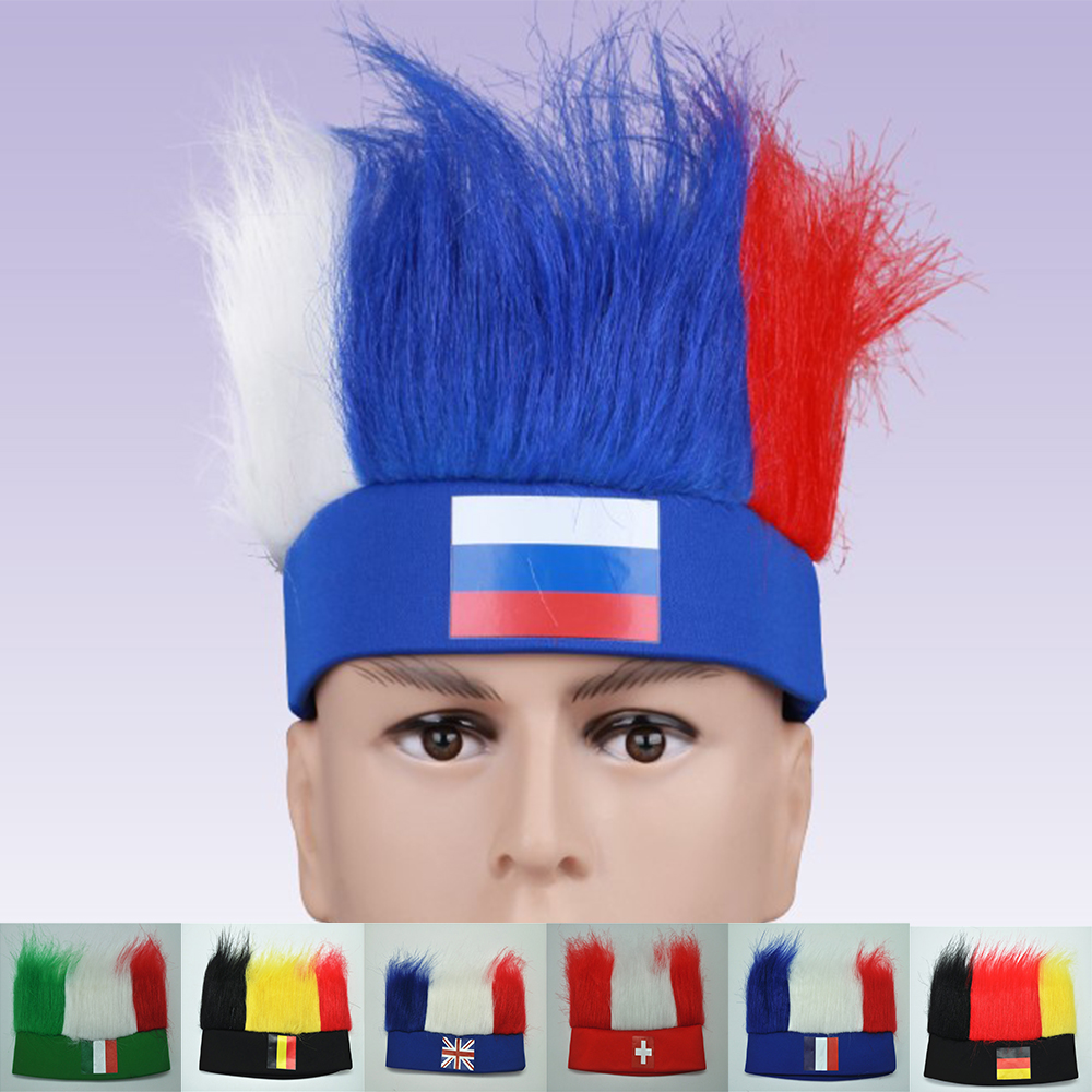Wigs for fans of the 2022 Qatar World Cup