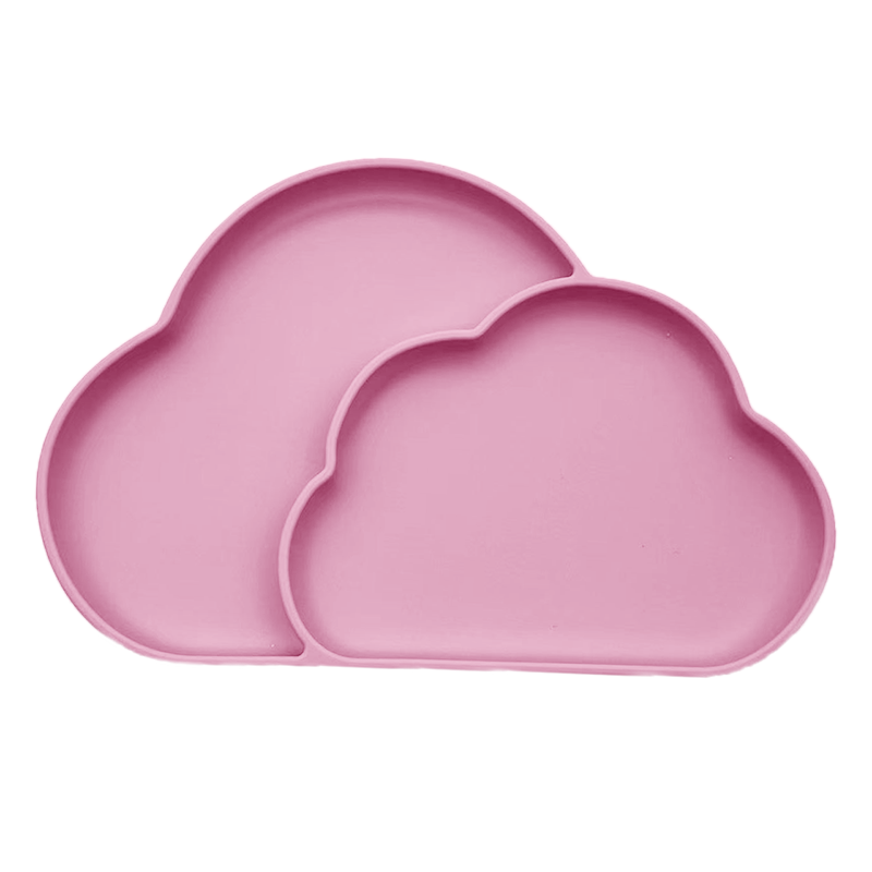 Cloud silicone dinner plate