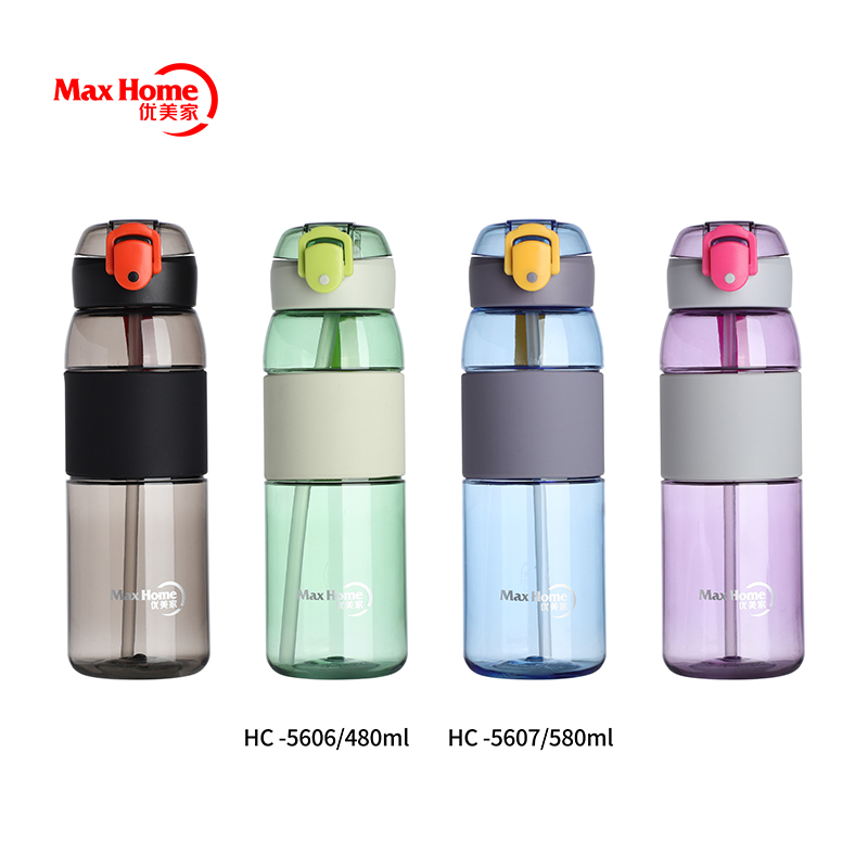 Drinking bottle with straw 480/580ml