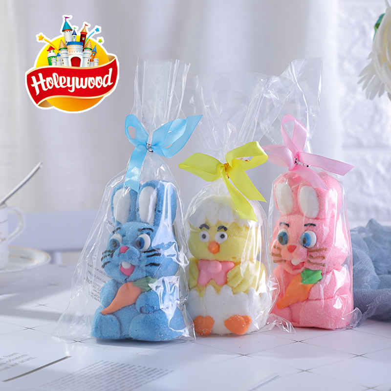 100g 3D marshmallow rabbit & chick