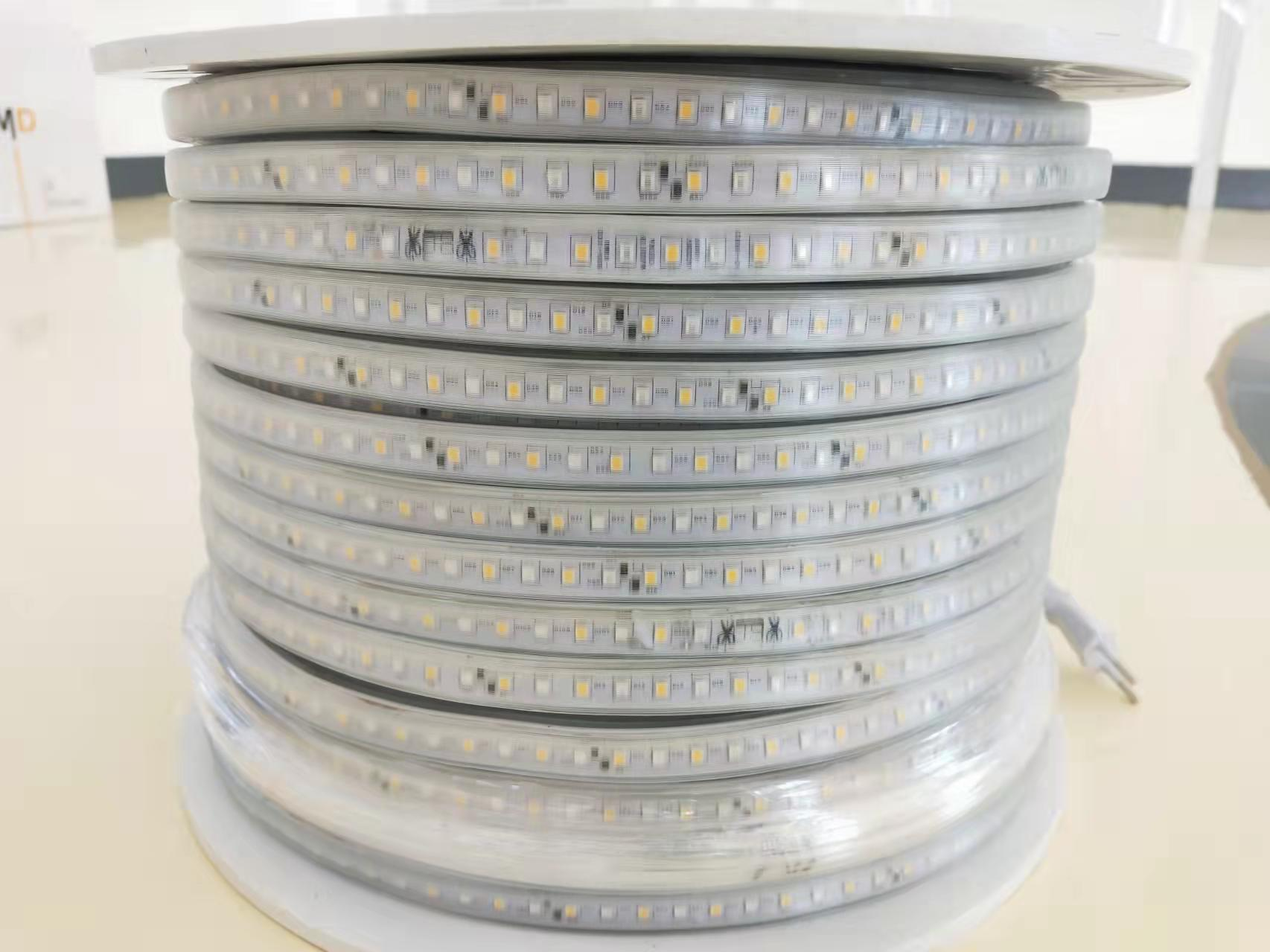 LED高压灯带 AC220V 2835-110灯 双色 单直灯珠