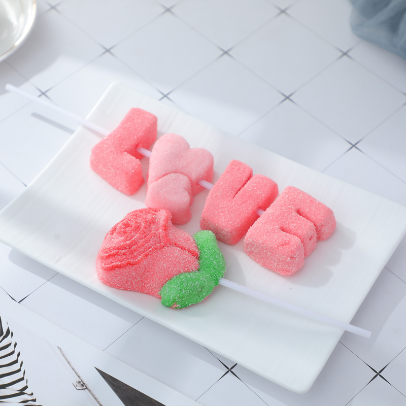 28g Vilentines marshmallow rose