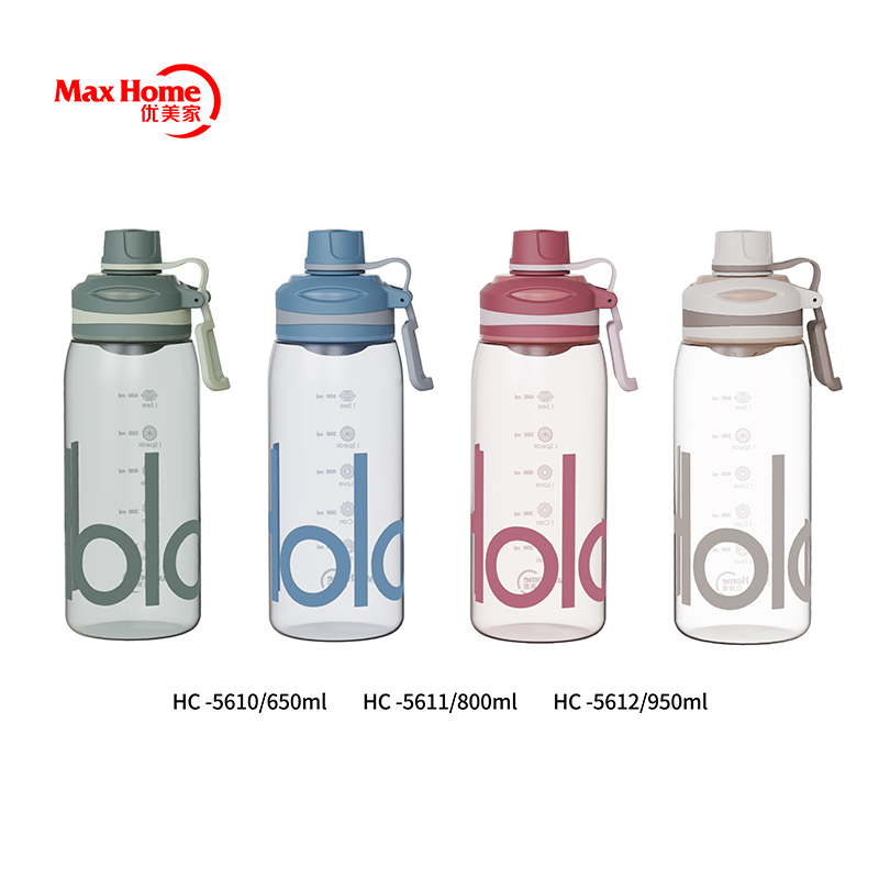 Drinking water bottle 650/800/950ml