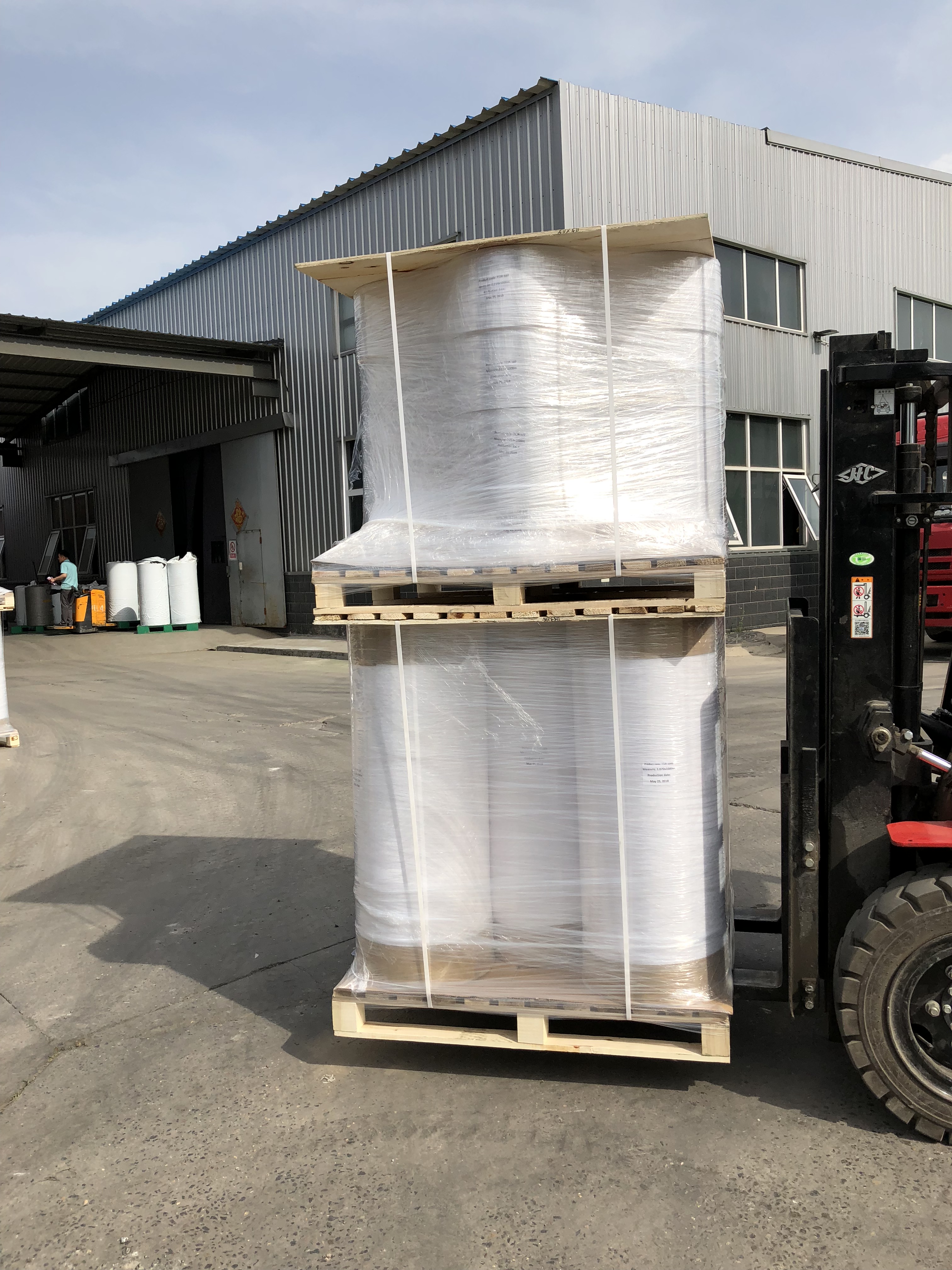 Synthetic Thermal Transfer label and jumbo roll