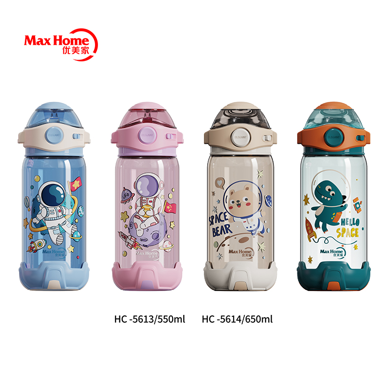 Drinking bottle with straw 550/650ml