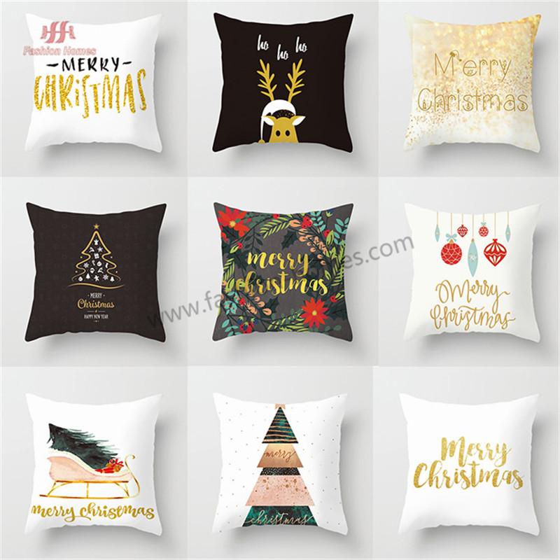 Christmas Printed Shams For Sofa