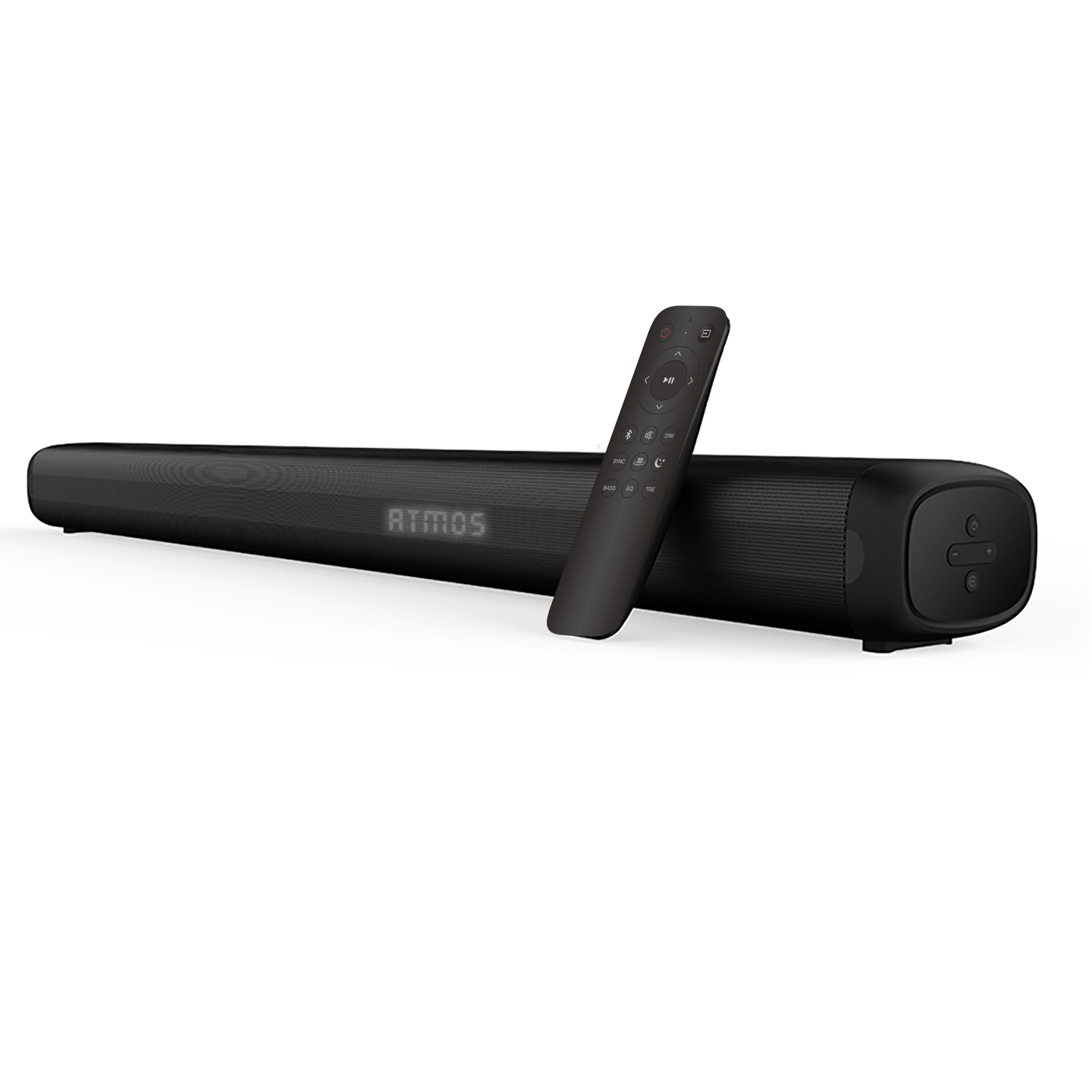 GIEC 2.1 Channel Dolby Atmos Sound Bar with Built-in Subwoofers and HDMI eARC 120W, 36inch Black