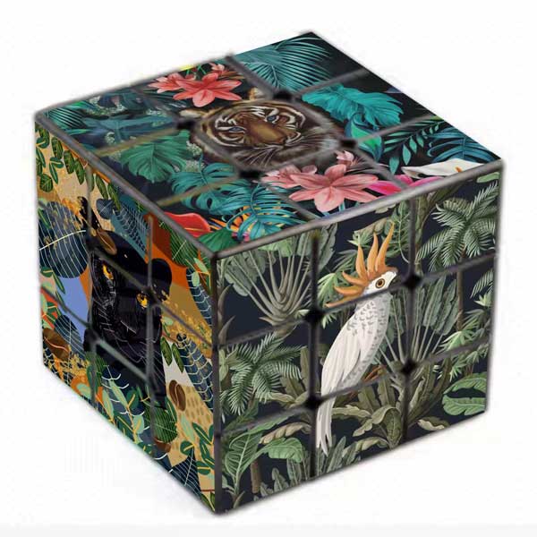 Jungle Animals Rubik's Cube