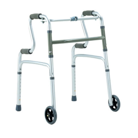 Aluminum One Button Step-up Walker
