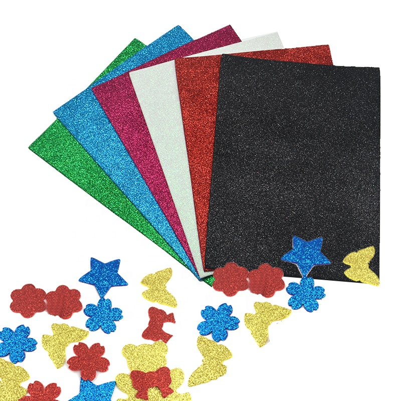 Glitter / Regular EVA Foam Sheets Sponge Art Craft Party Bulk 2mm