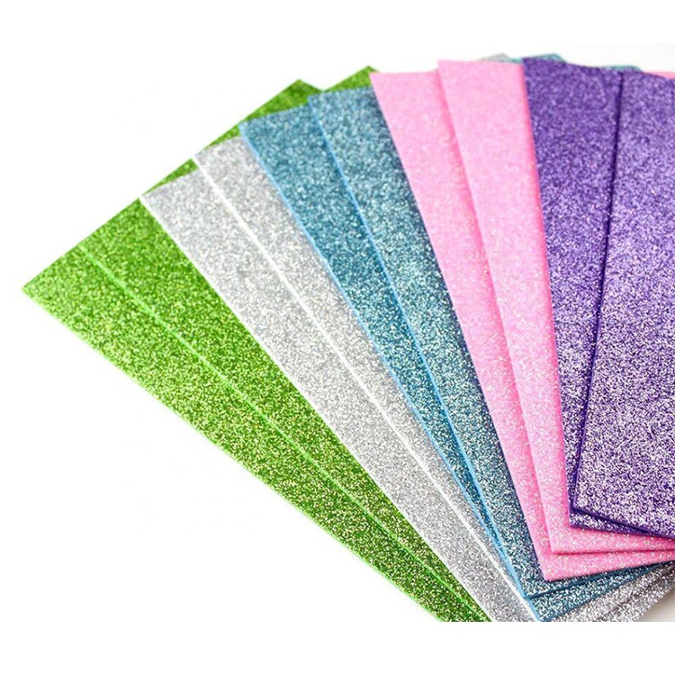 Glitter EVA Self Adhesive Foam Sheets