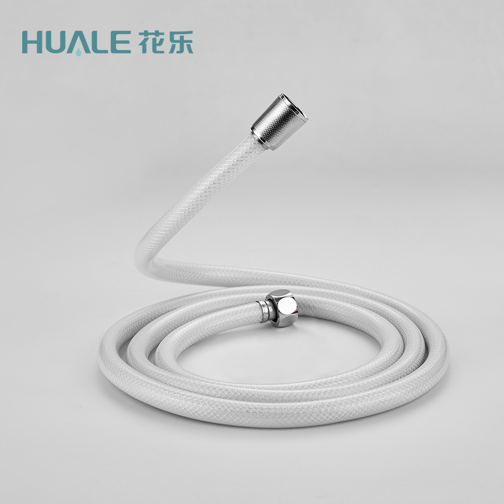 1.5M white PVC shower hose