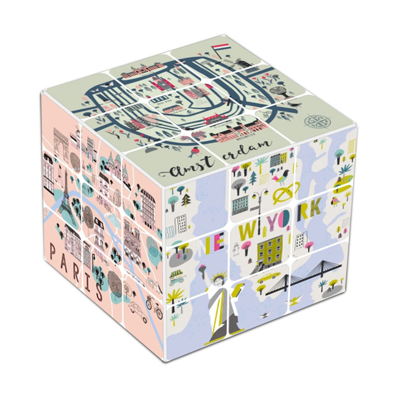 City Landmarks Rubik's Cube