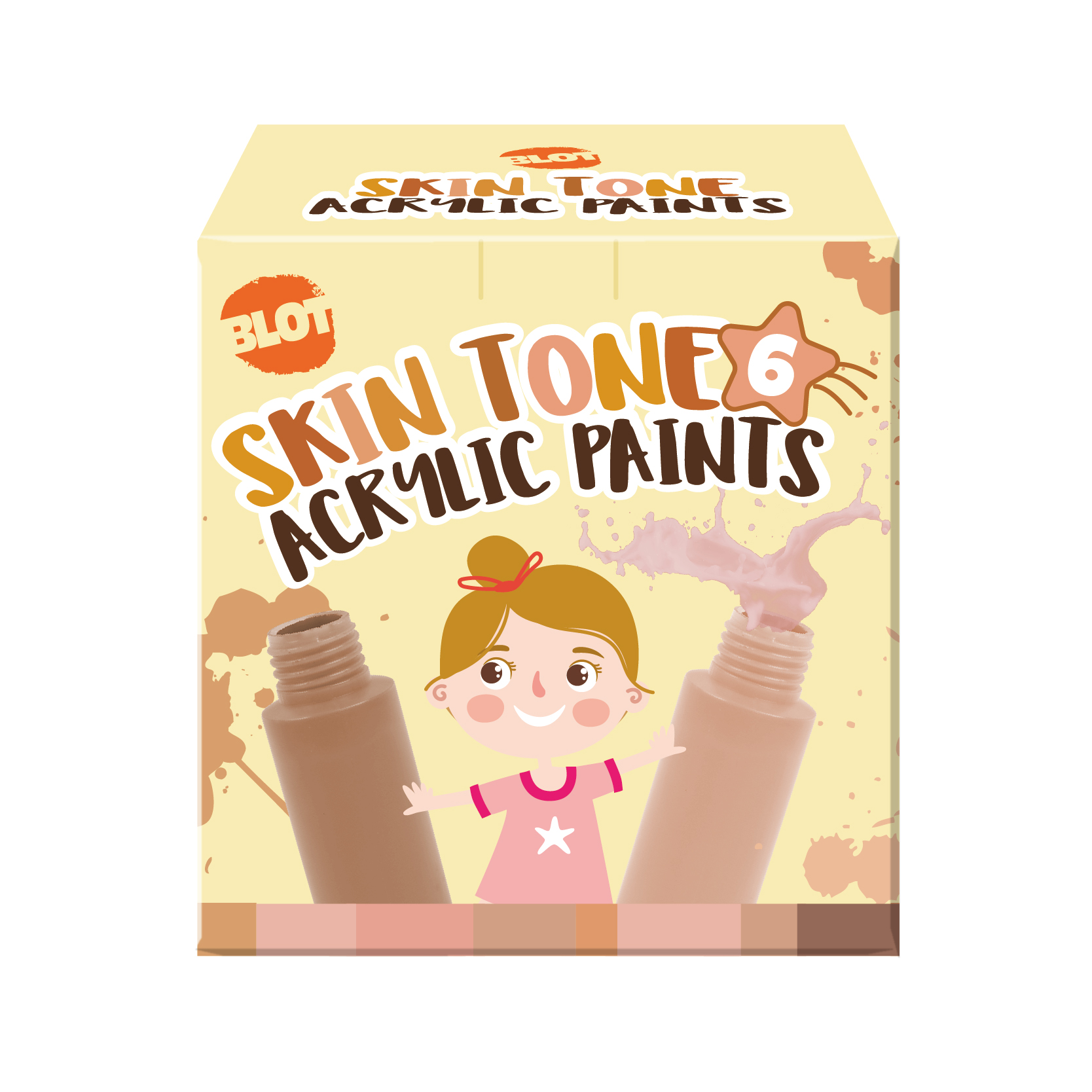 skin tone acrylic paints