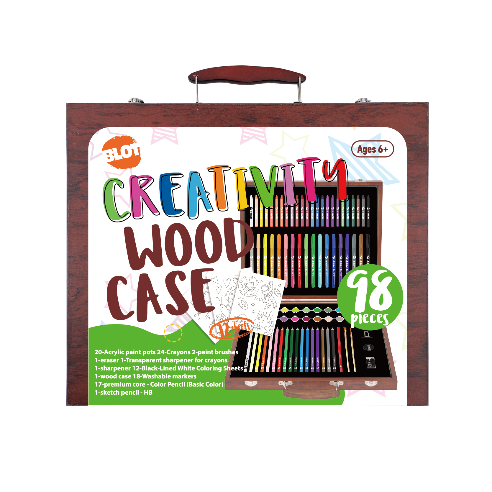 Creativity wood case