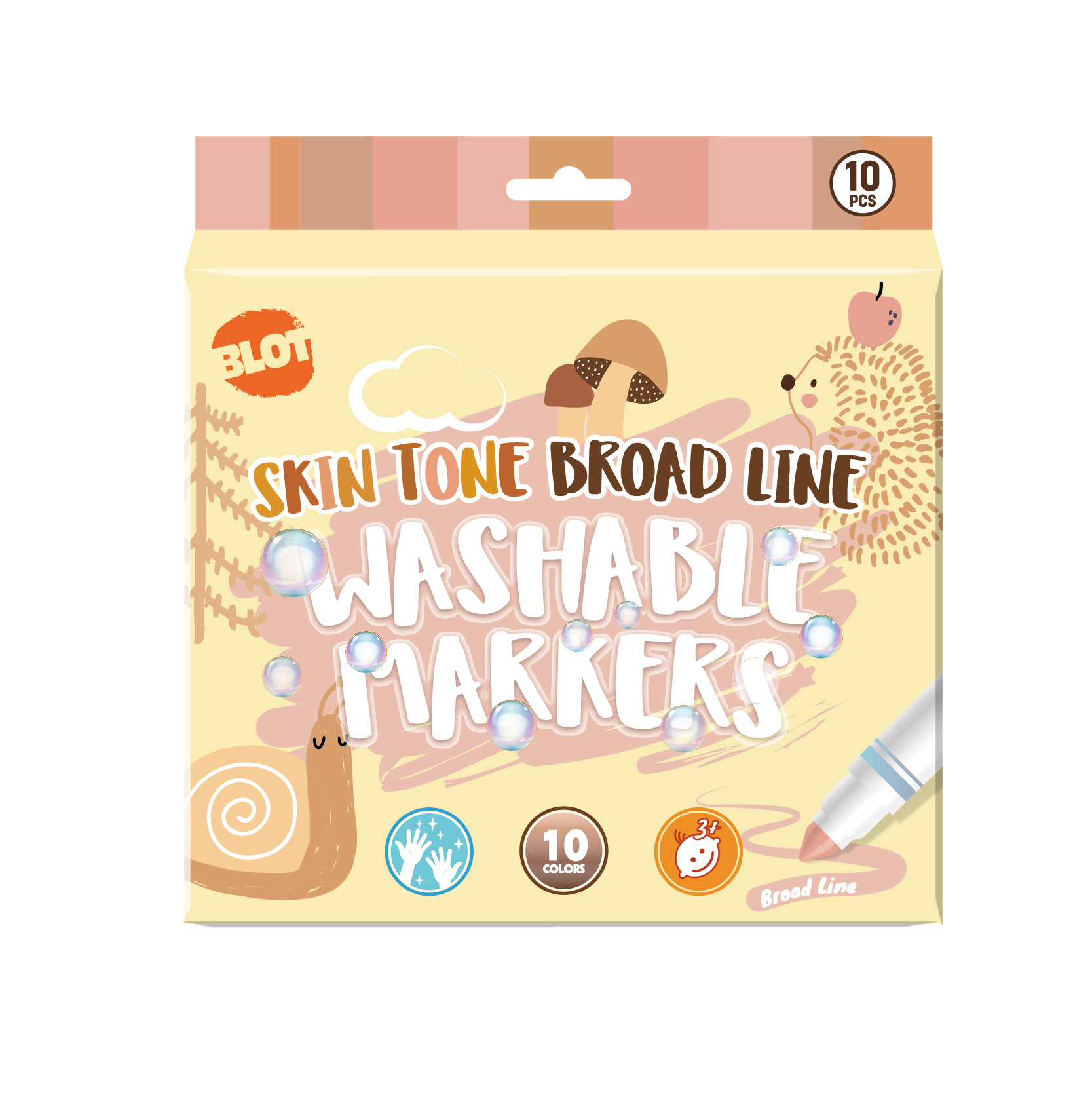 skin tone washable markes